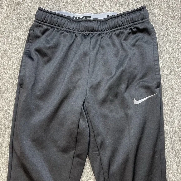 Men Nike Therma Fit Sweatpants Size S Black Thermal Straight Leg Dri Fleece - Picture 1 of 9
